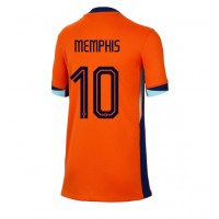 Maglie da calcio Olanda Memphis Depay #10 Prima Maglia Femminile Europei 2024 Manica Corta
